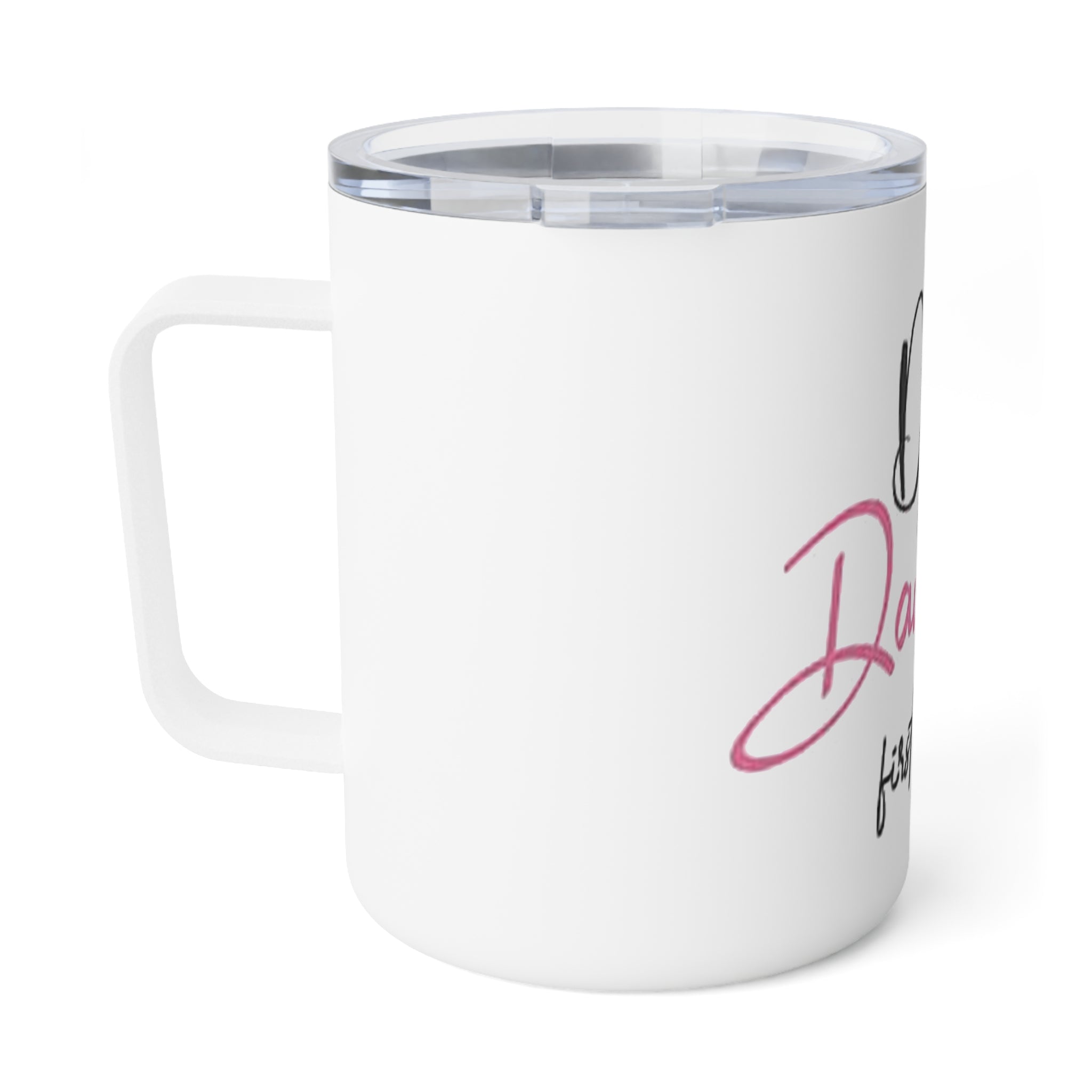 I Love Dad Insulated Coffee Mug | Gift for Dad | Birthday Mug | Father's Day Coffee Cup | Heart Design | 10oz