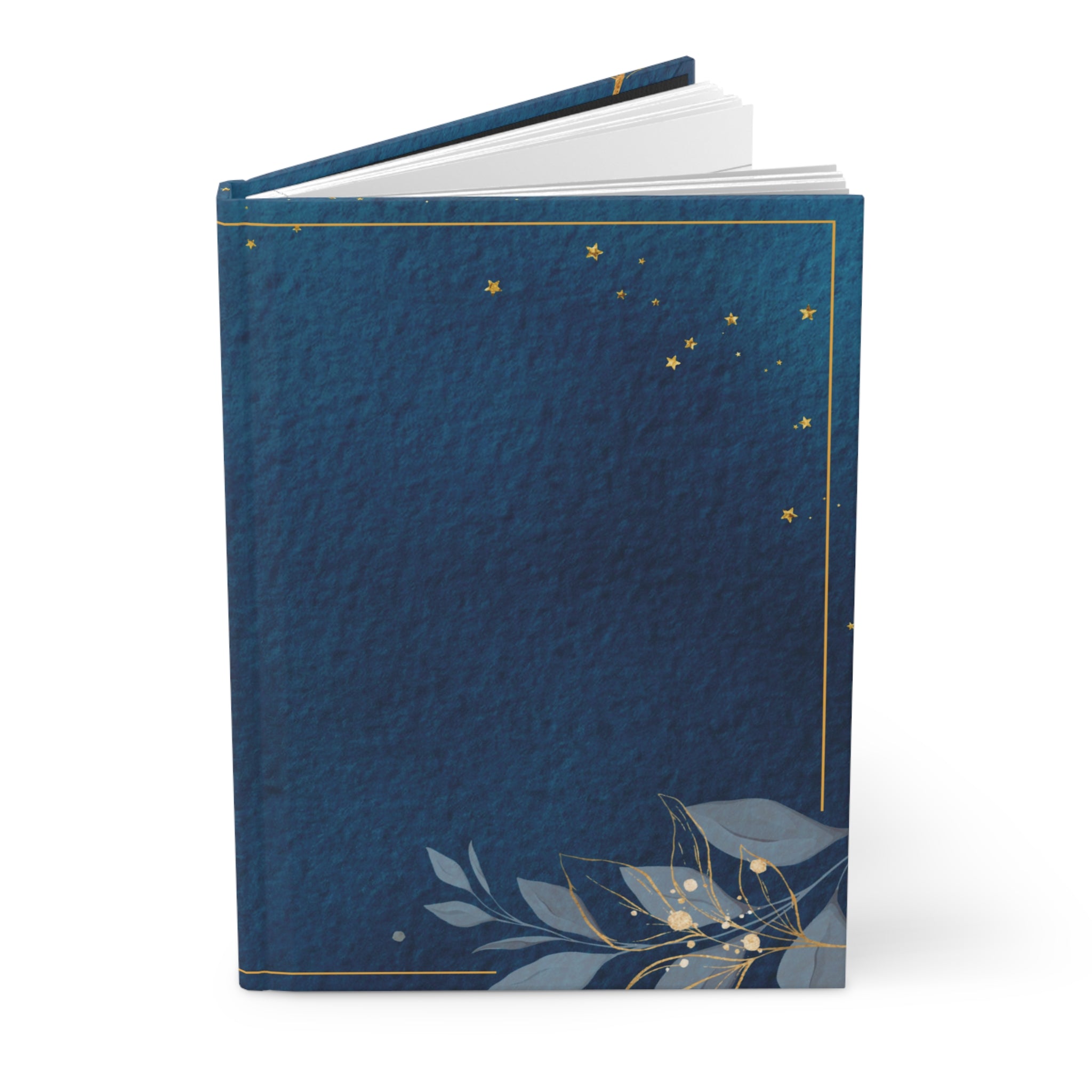 Elegant Blue Hardcover Journal