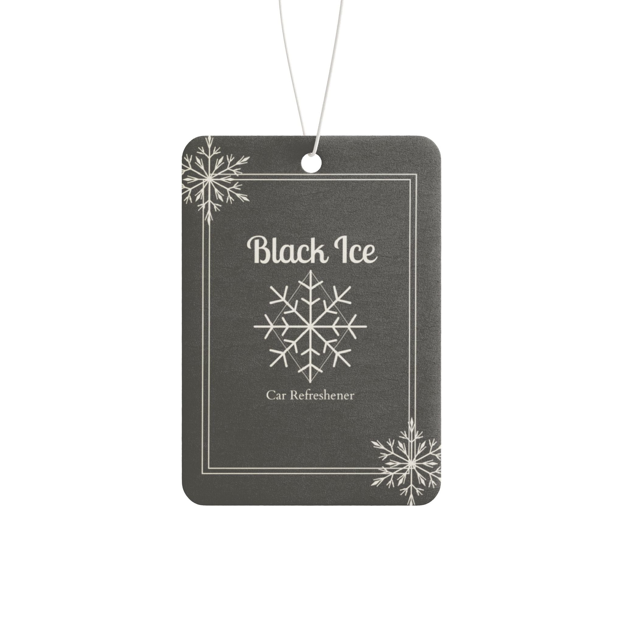 Black Ice Car Air Freshener