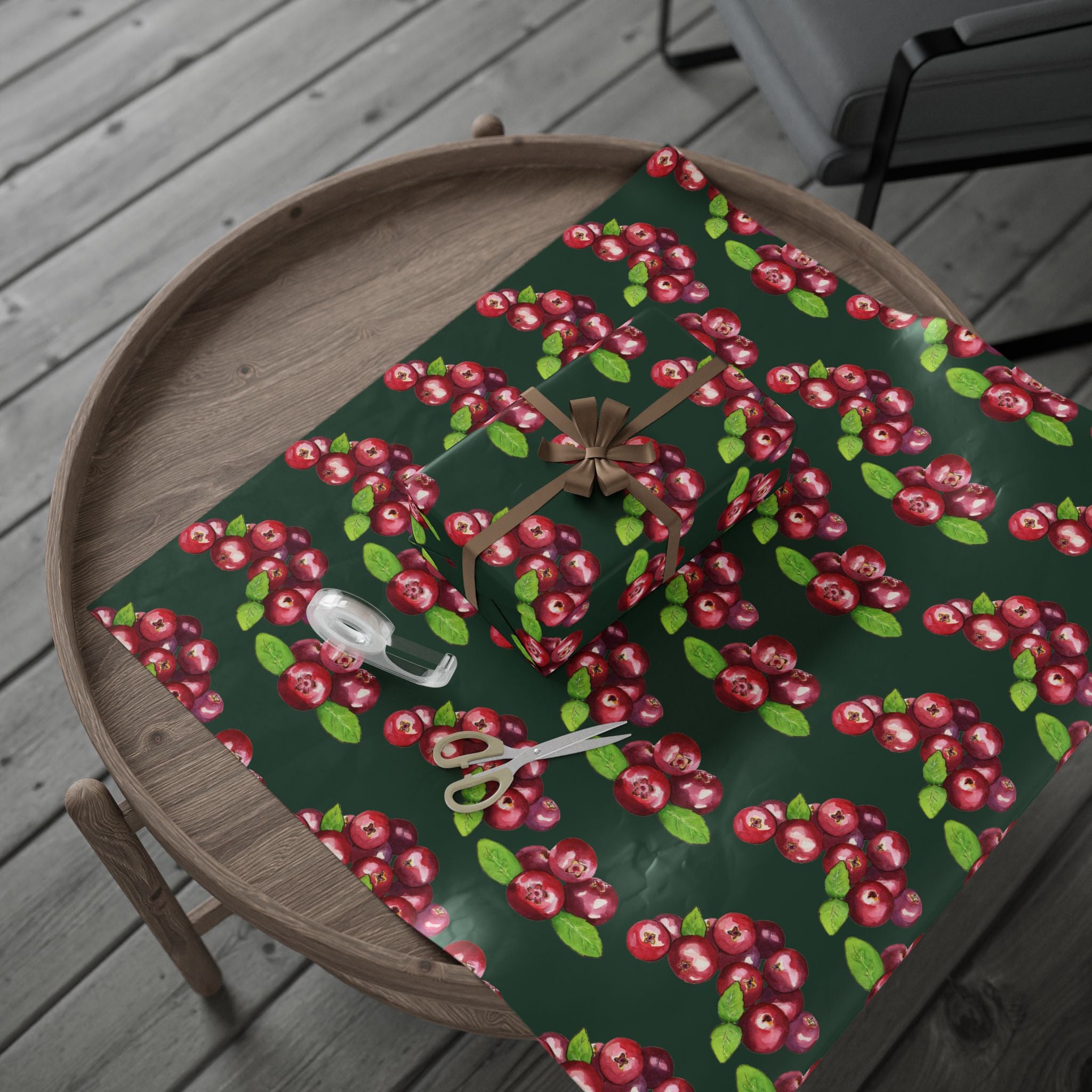 Cranberry Wrapping Papers