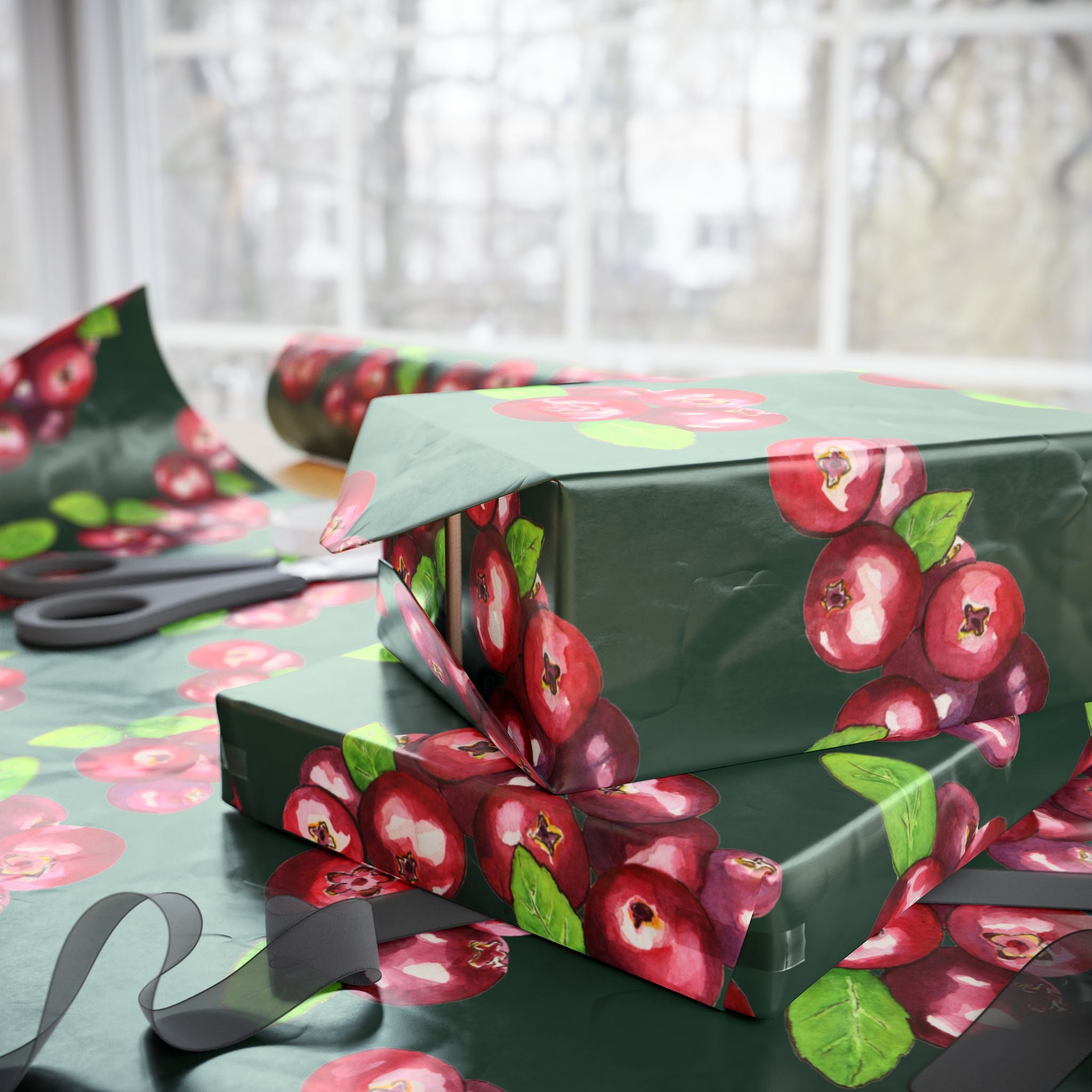 Cranberry Wrapping Papers