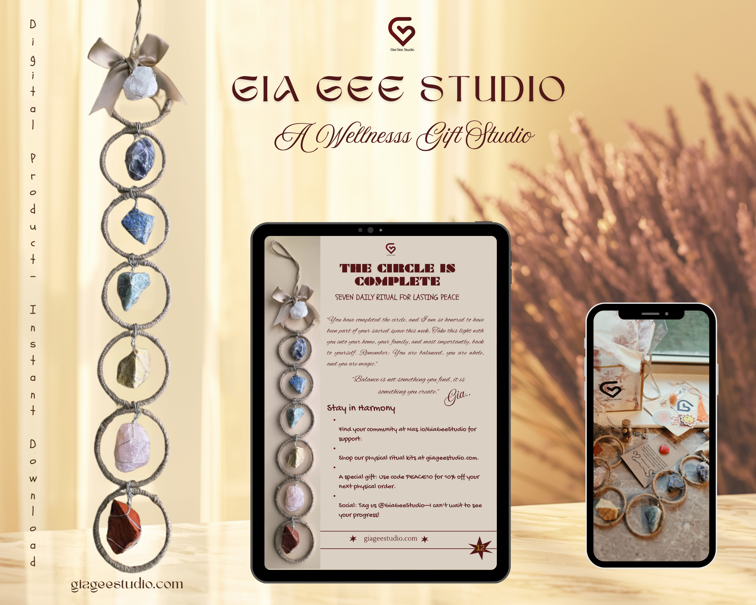 7-Day Chakra Journal | Daily Balance, Mindfulness Guide (Digital Download)