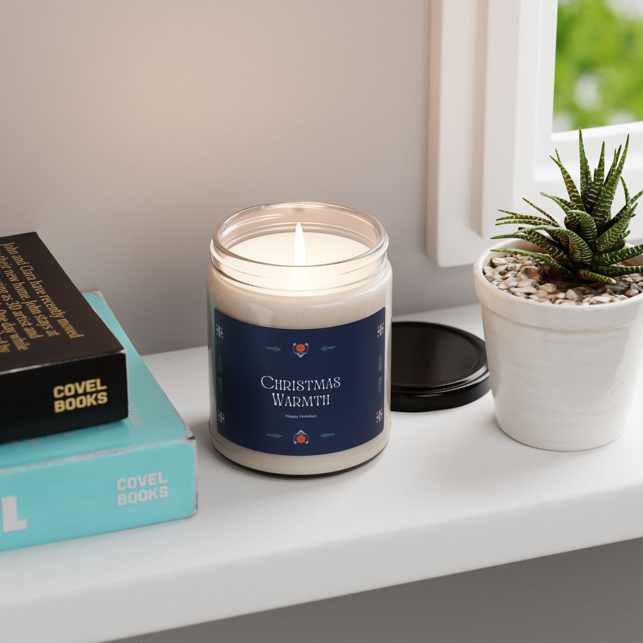 Christmas Warmth Scented Soy Candle, 9oz