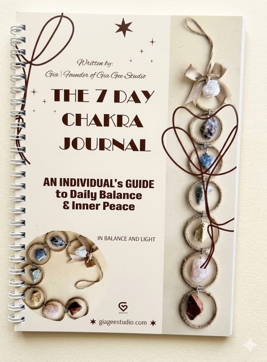 7-Day Chakra Journal | Daily Balance, Mindfulness Guide (Digital Download)