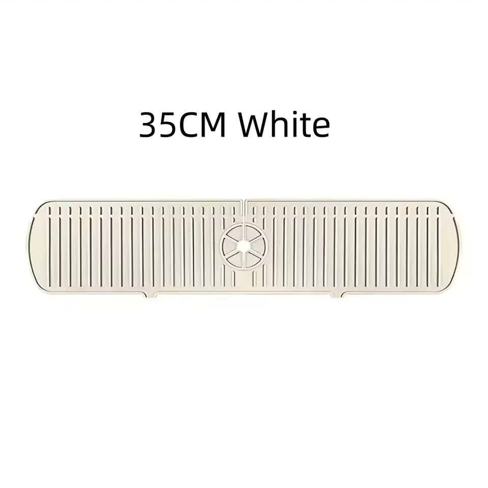 White plastic tray with a central vent on a white background, labeled '35CM White'.
