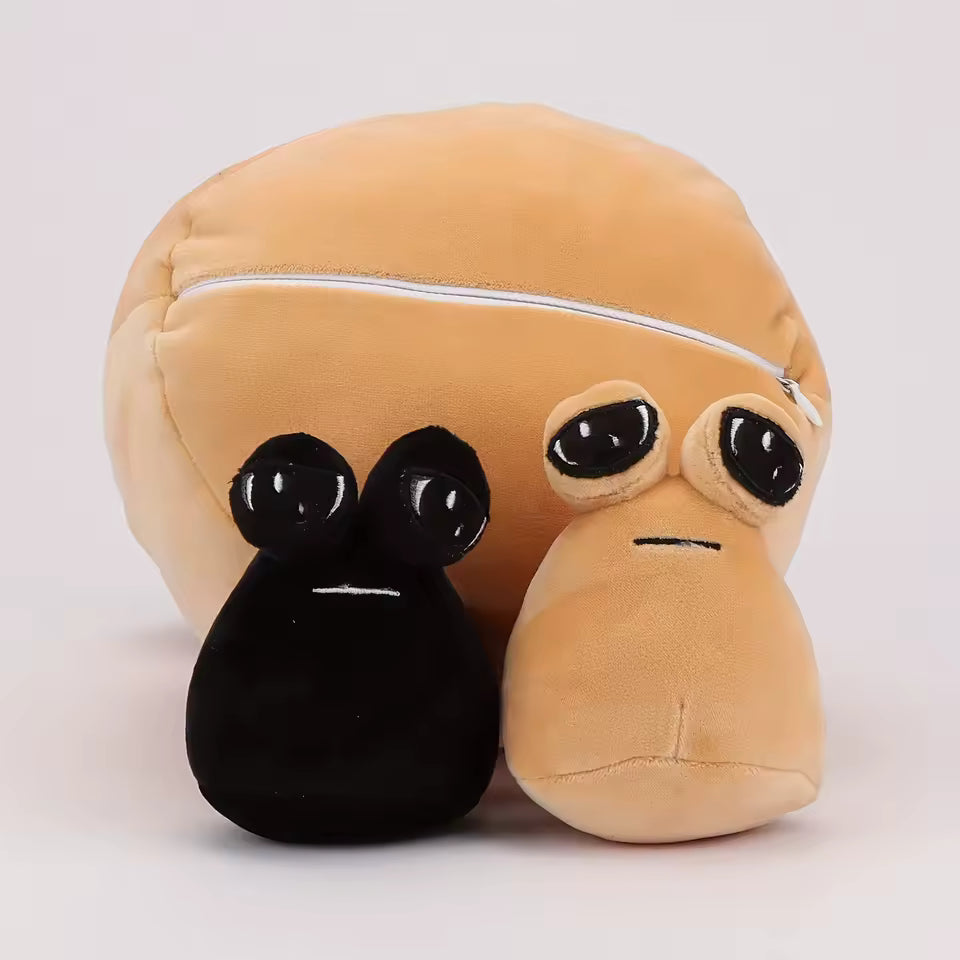 Plush toy resembling a platypus on a white background