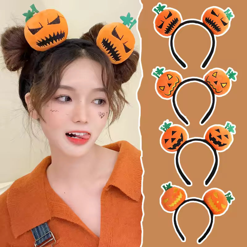 Funny Plush Pumpkin Doll Headband