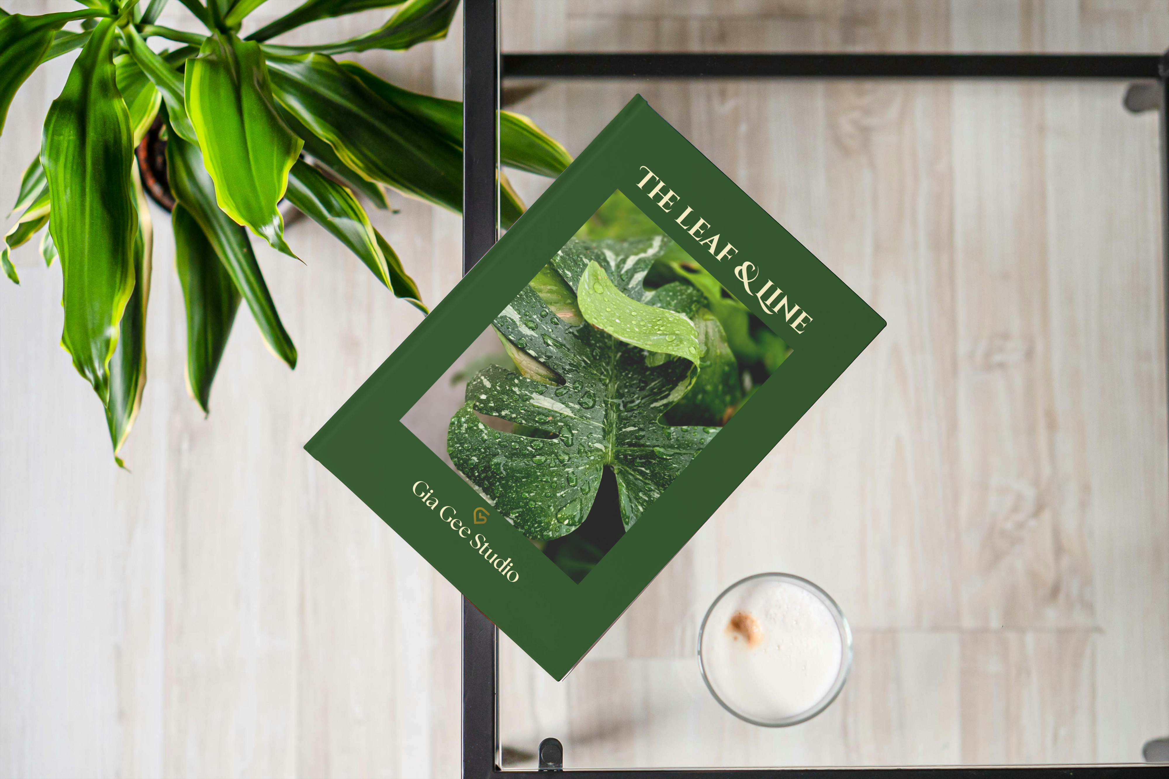 Real life mock up- The Leaf & Life Journal by Gia Gee Studio