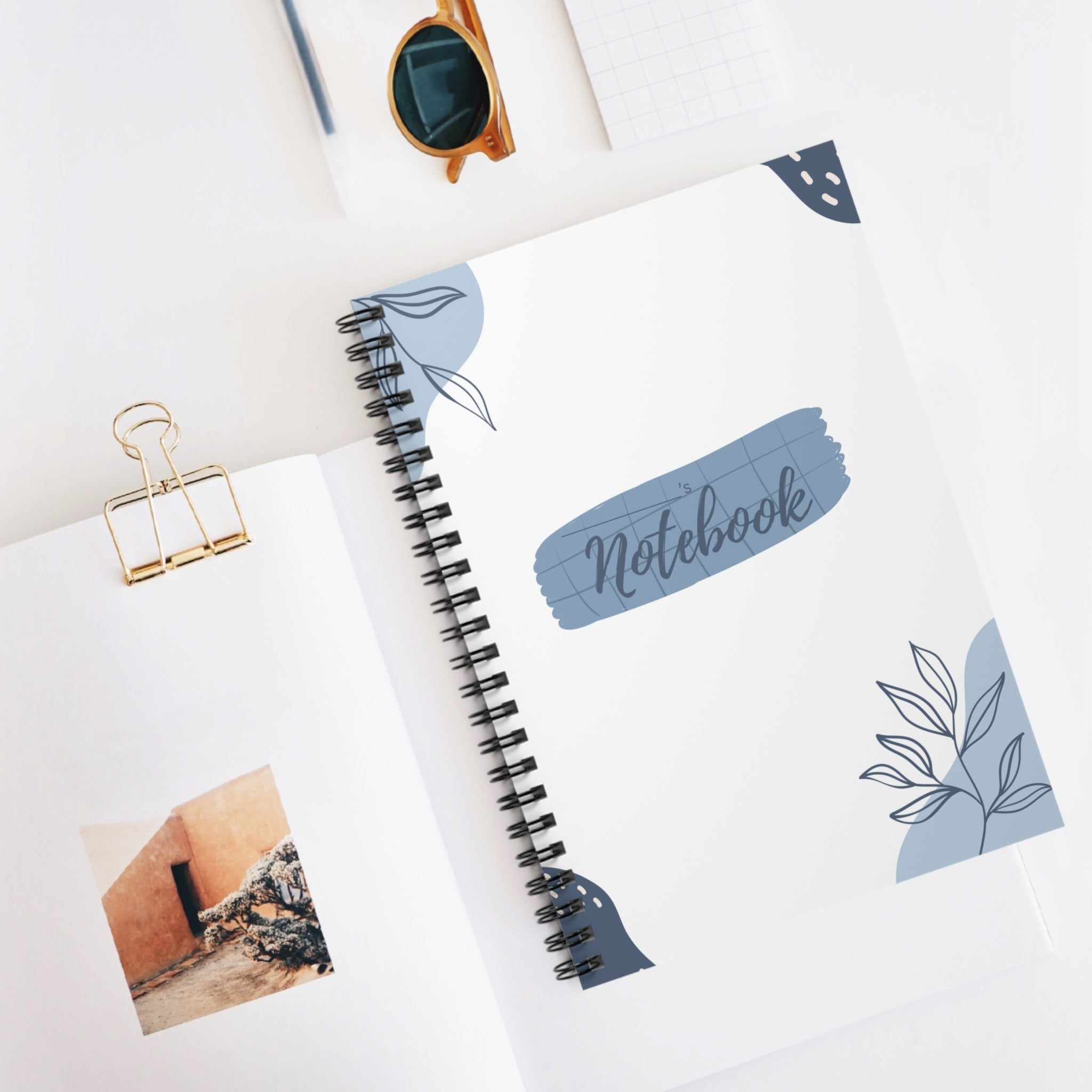 Blue Spiral Notebook - Ruled Line