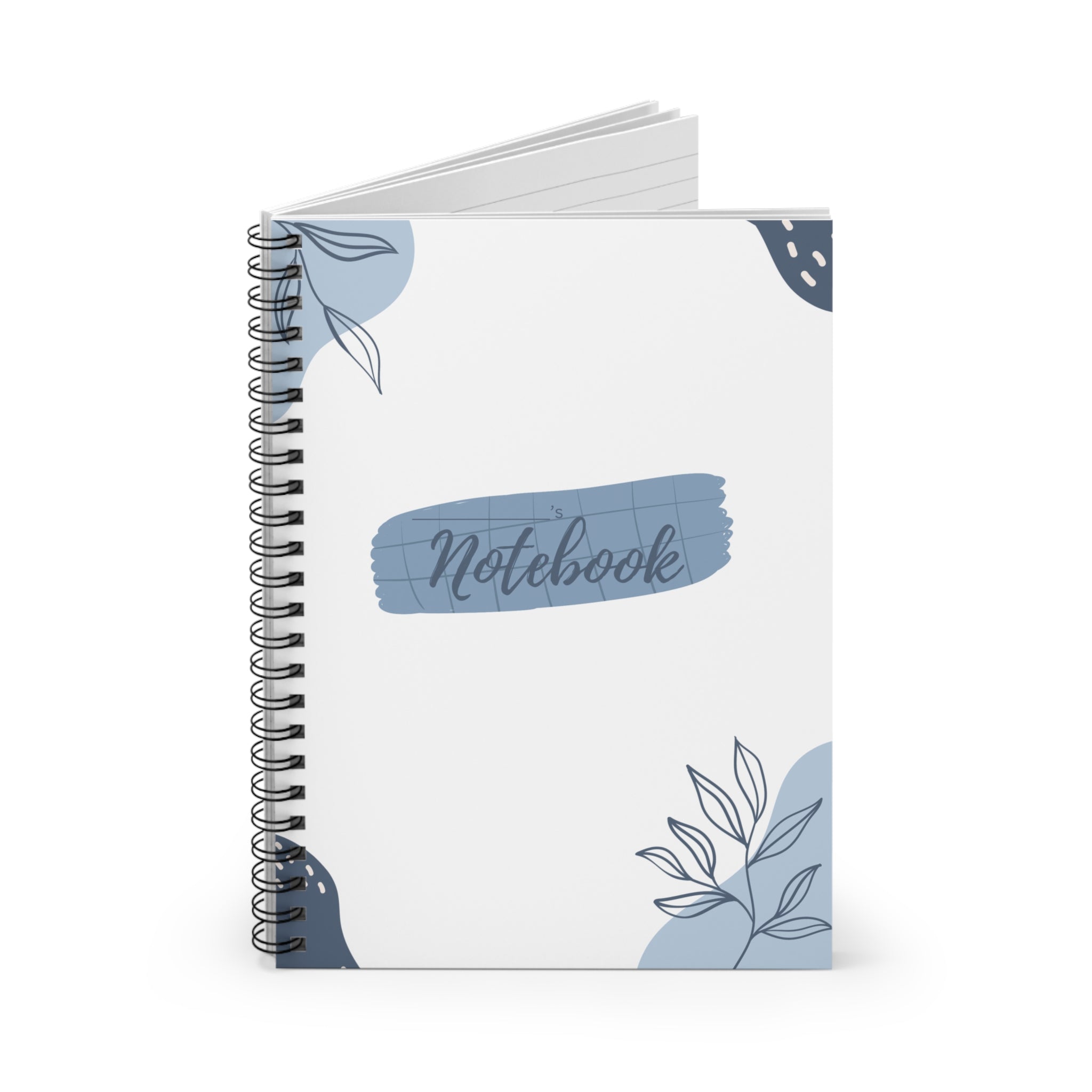 Blue Spiral Notebook - Ruled Line