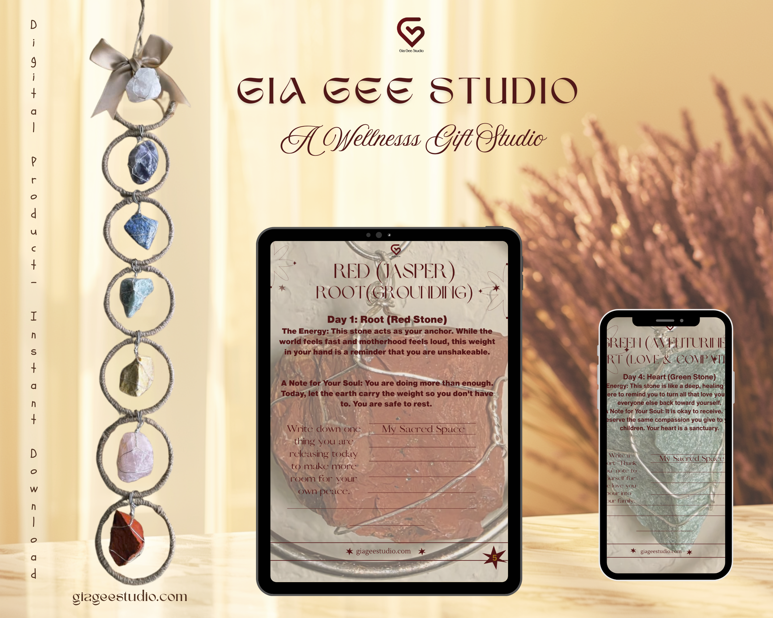 7-Day Chakra Journal | Daily Balance, Mindfulness Guide (Digital Download)