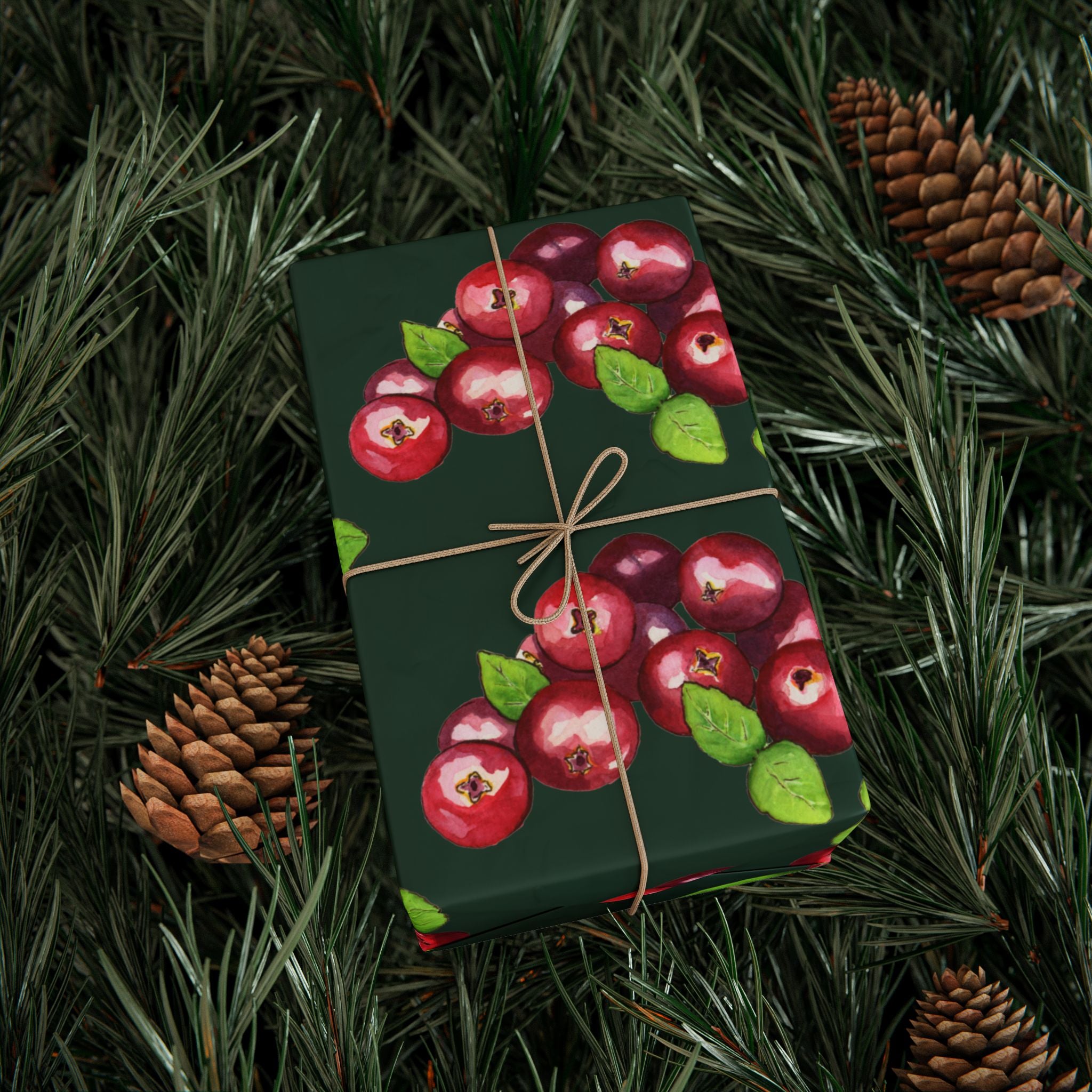 Cranberry Wrapping Papers