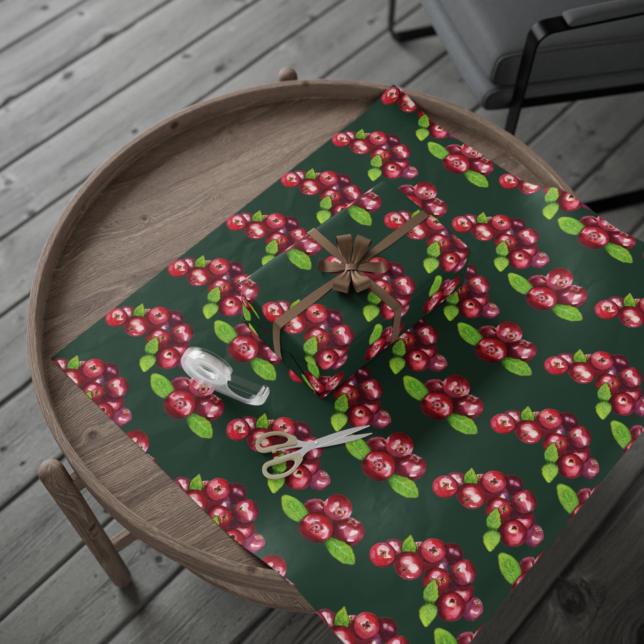 Cranberry Wrapping Papers