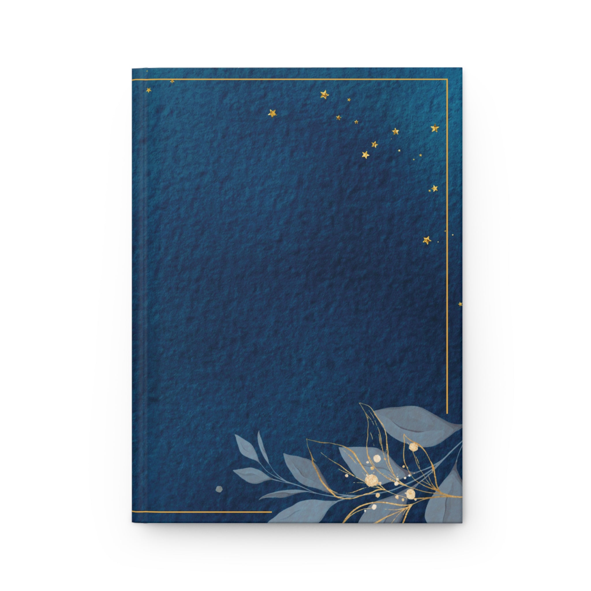 Elegant Blue Hardcover Journal