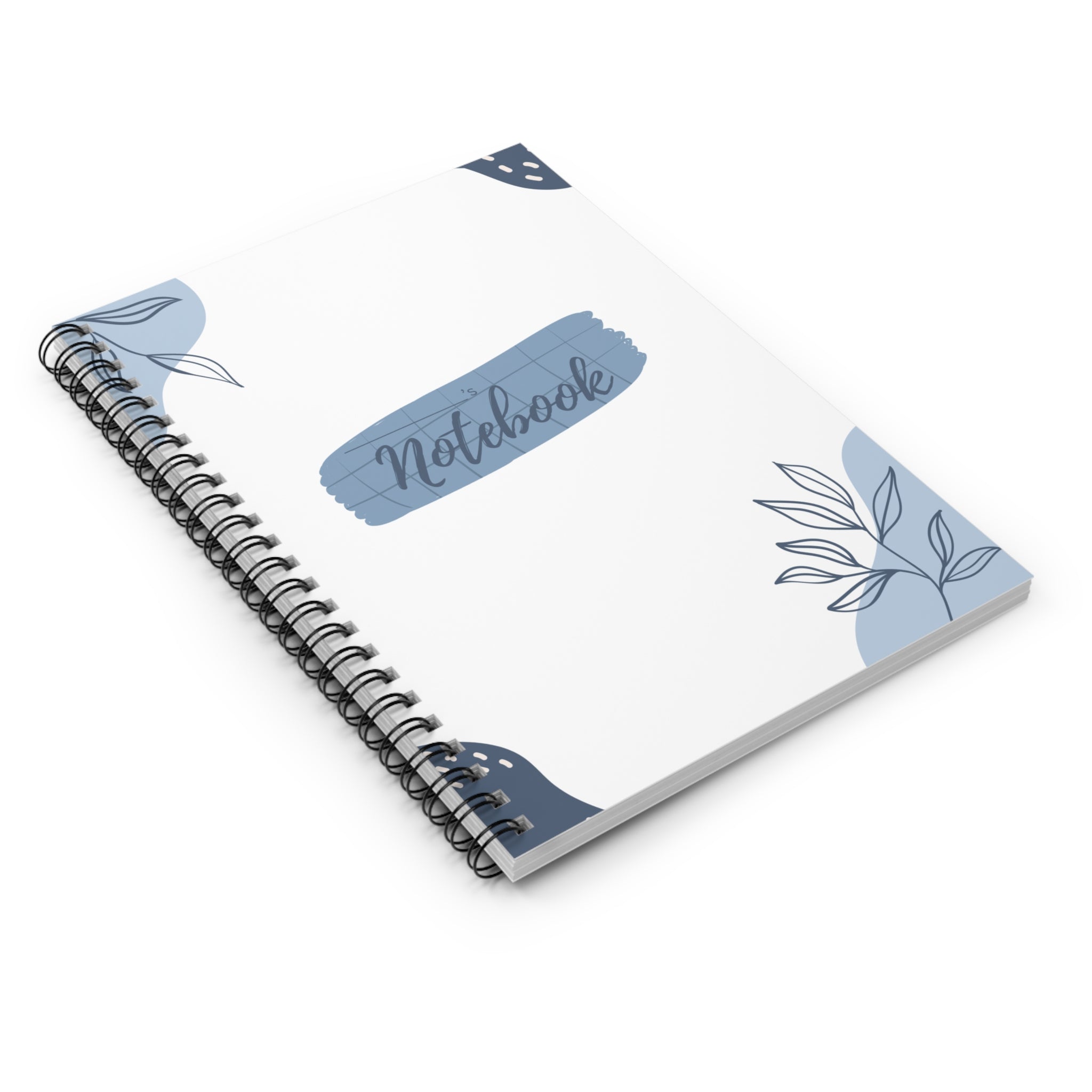 Blue Spiral Notebook - Ruled Line