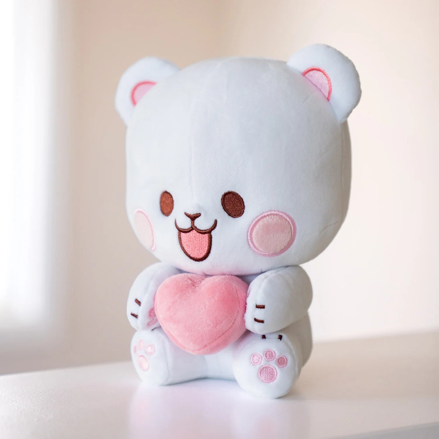 Specific and descriptive, focusing on the character ("Milk") and the unique feature (the heart).